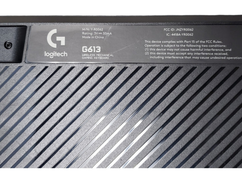 Logitech G613 Wireless Mechanical Keyboard