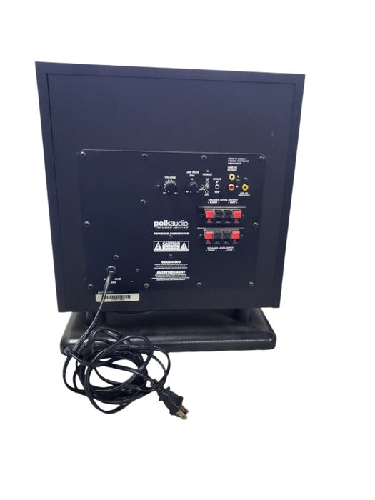Polkaudio Powered Subwoofer, 120V, 60Hz, 1.25A, Good Condition