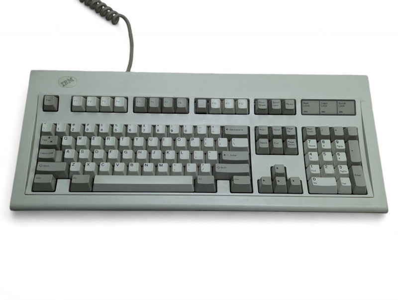 1988 IBM Model M PS2 Mechanical Keyboard with Detachable Cord 1391401 READ -