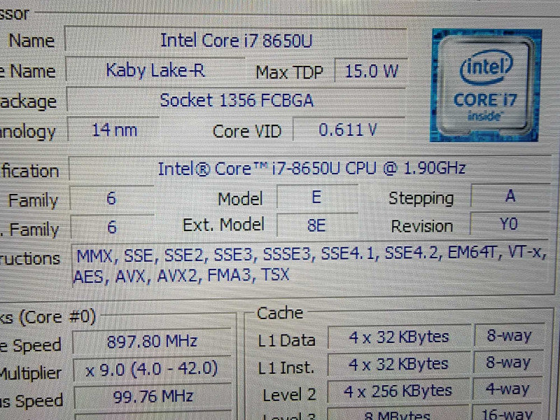 MS Surface Book 2 1832 | 4-Core i7-8650U @1.9GHz 16GB RAM 512GB SSD GTX1050