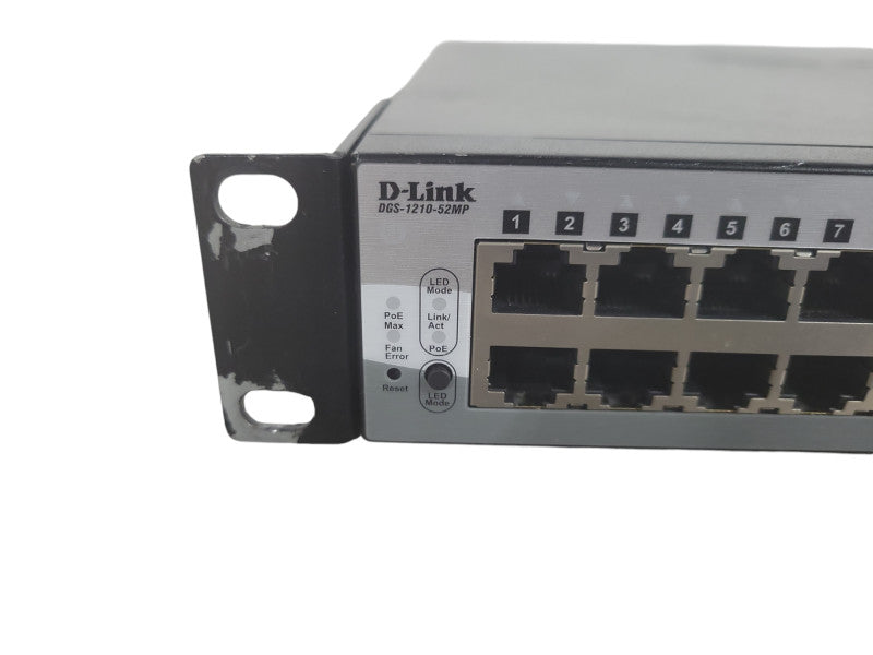 D-Link DGS-1210-52MP 48 Ports PoE + 4x SFP Ports Managed Gigabit Switch !