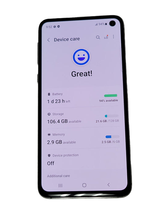 Samsung Galaxy S10e 128GB unlocked phone SM-G970W _