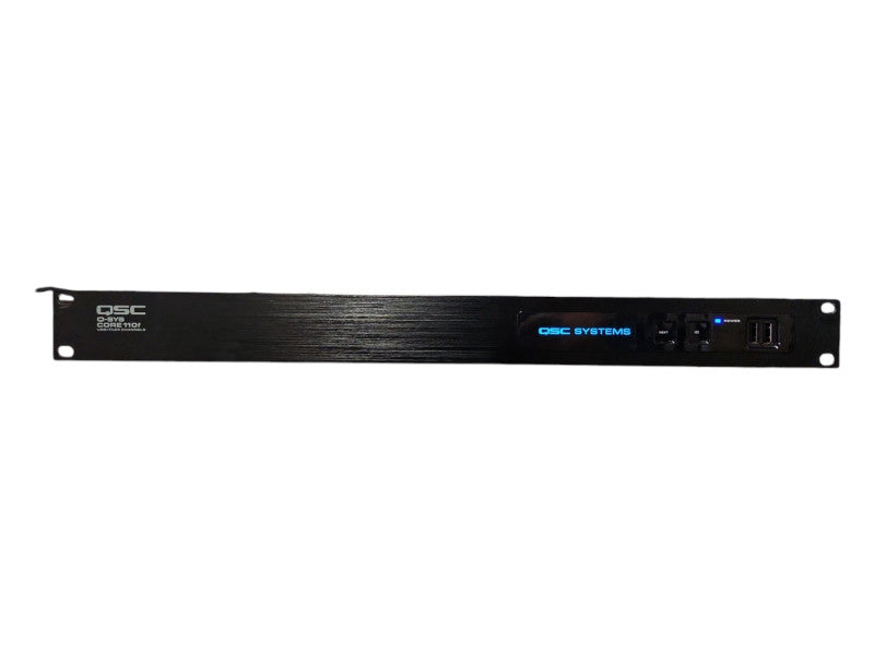 QSC Q-SYS Core 110F USB/Flex Channel Digital Signal Audio Processor, READ