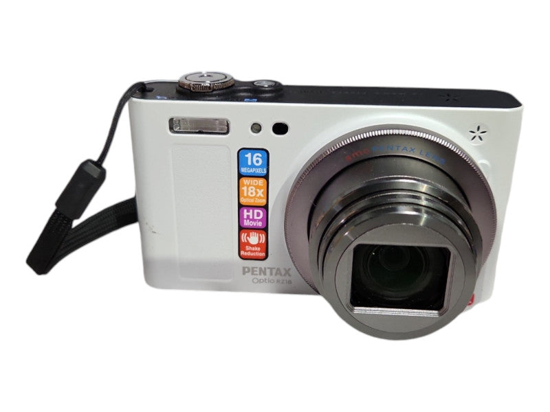 PENTAX Optio RZ18 16.0MP 18x Optical Zoom Digital Camera w/ Battery