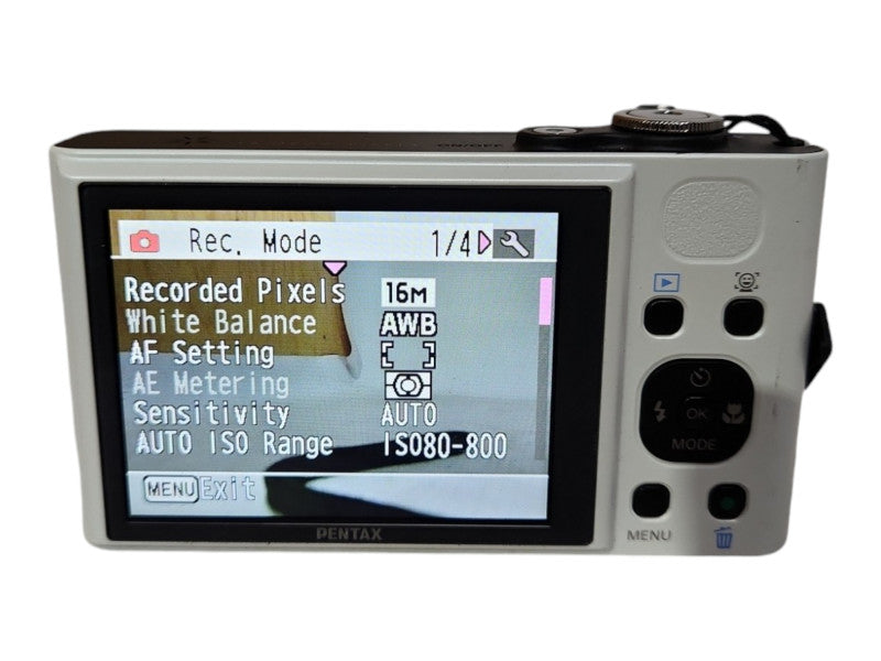 PENTAX Optio RZ18 16.0MP 18x Optical Zoom Digital Camera w/ Battery