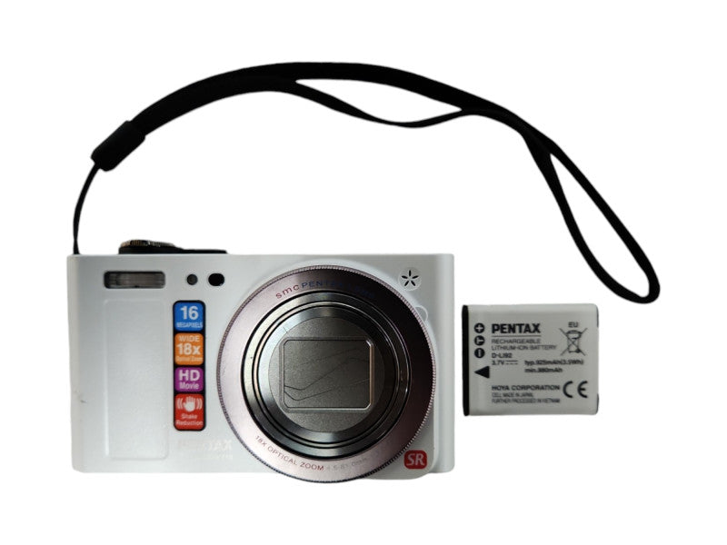 PENTAX Optio RZ18 16.0MP 18x Optical Zoom Digital Camera w/ Battery