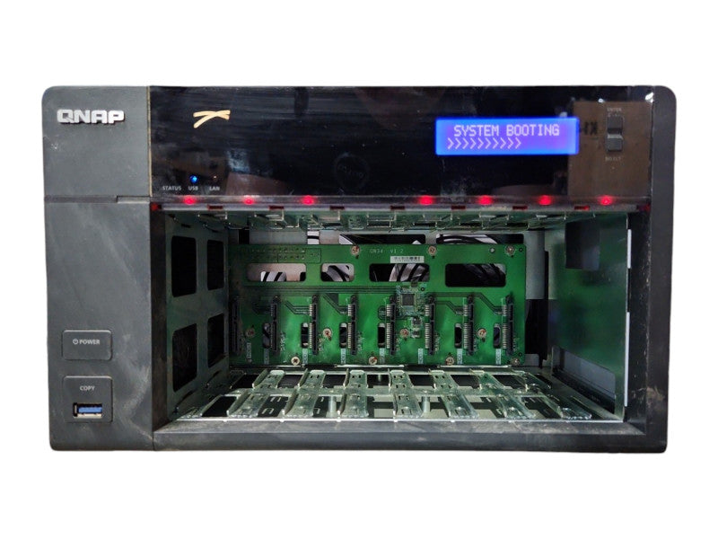 QNAP TS-853 Pro 8 Bay NAS, No HDD, No Caddies, READ