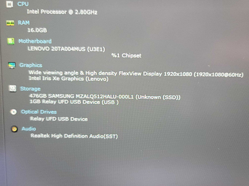 Lenovo ThinkPad E14 Gen 2 | i7-1165G7| 16GB DDR4| 512GB SSD READ β Lap200