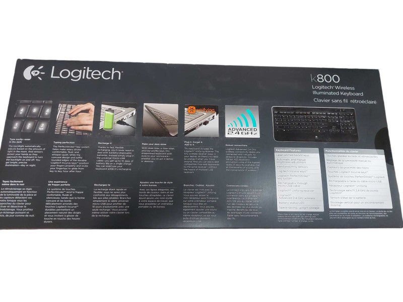 Logitech Combo Mouse & Keyboard Wireless MX Pro Mouse , K800 Keyboard  =