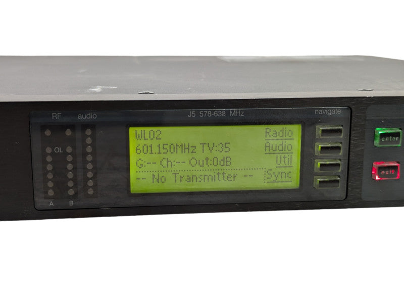 SHURE UR4S Wireless Receiver 578-638Mhz Please READ  -