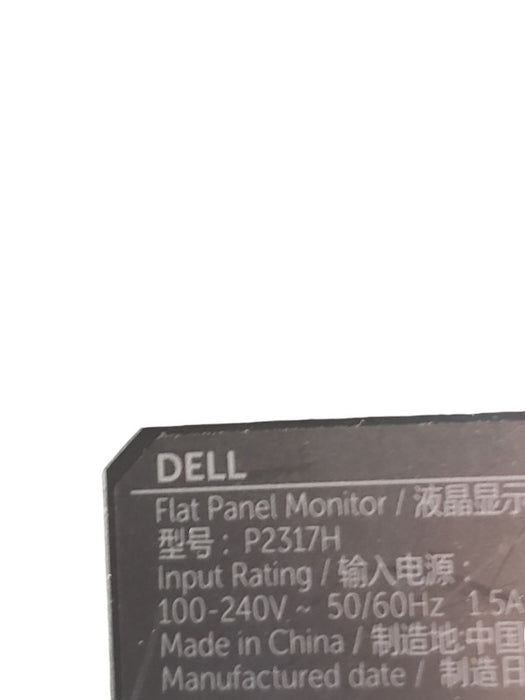 Dell P2317H 23" FHD 1080p LED Backlit LCD Monitor W/Stand, DP, HDMI,VGA,USB