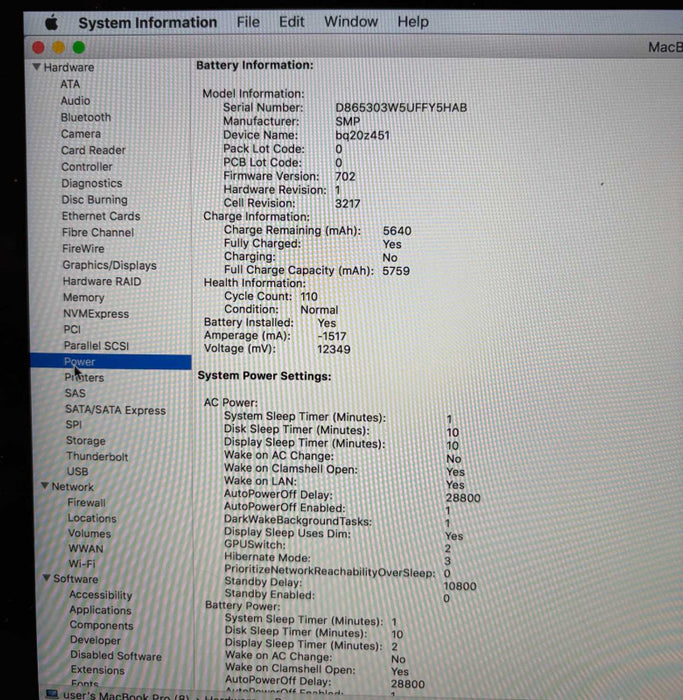 Apple MacBook Pro Retina 13-inch Early 2015 i5-5287U 8GB 256SSD