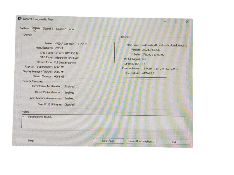 GIGABYTE Wind force GeForce GTX 750 Ti 2GB Video Card