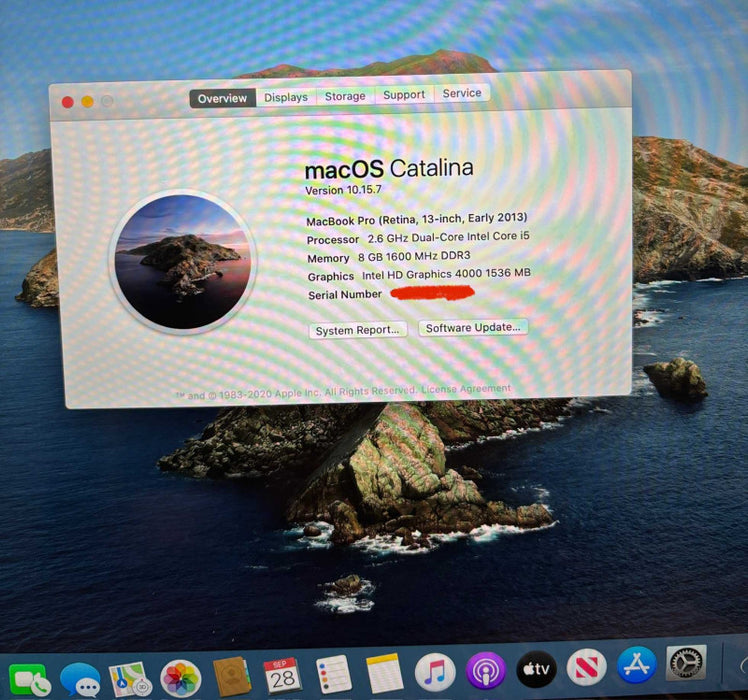 Apple MacBook Pro Retina 13-inch Early 2013 i5-3230M 8GB RAM 256GB SSD READ!