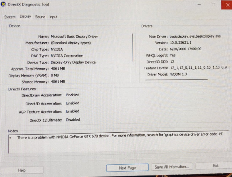 ASUS Nvidia GeForce GTX 670 DirectCUII 2GB GDDR5 Gaming Card GPU| READ