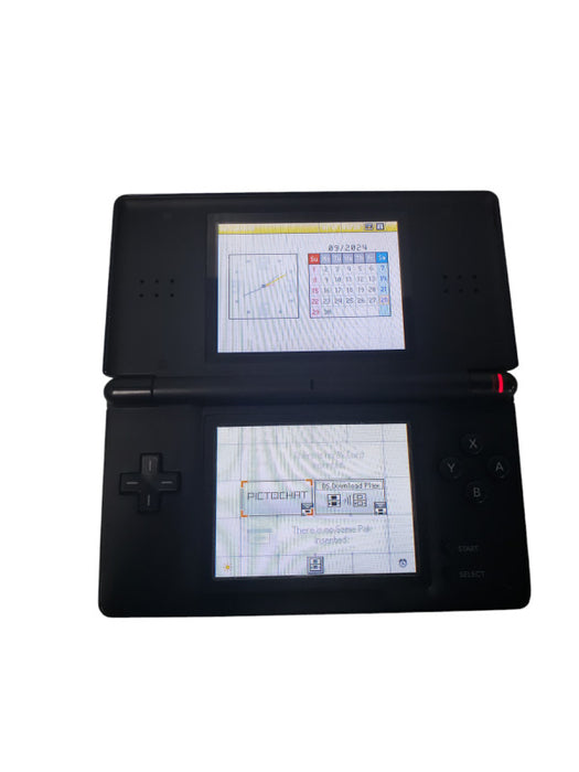 Nintendo 3DS Lite Console Dark Blue Working W/Adapter & Bag| READ