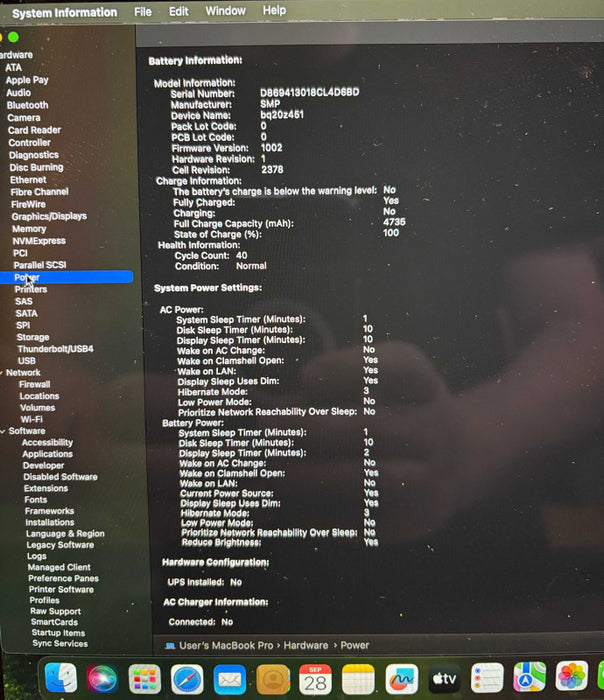 Apple MacBook Pro 13-inch Touch Bar 2019 i5-8257U 8GB RAM 128GB SSD READ!