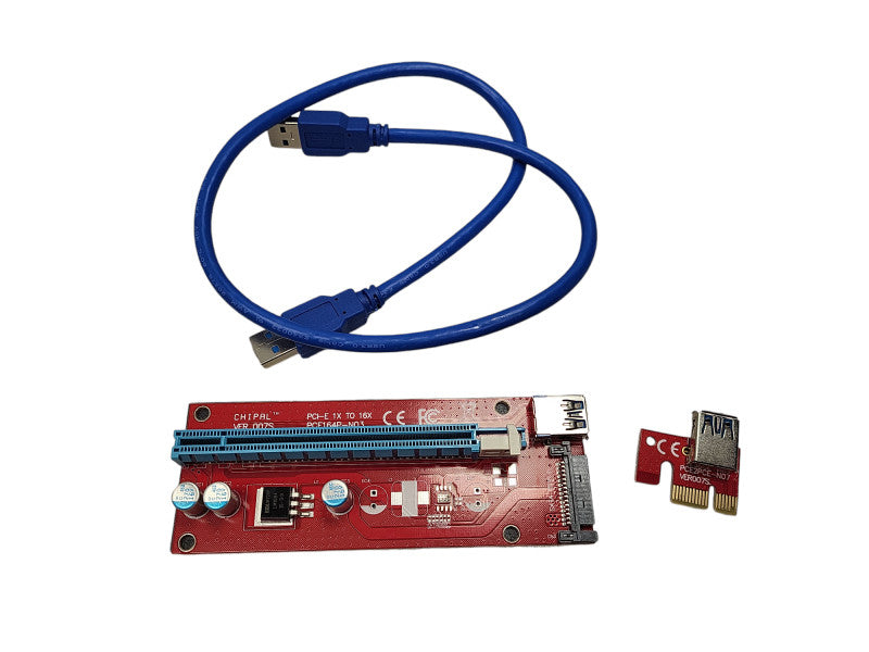 GPU Riser PCE164P-N03 VER007S PCI-E 1X TO 16X Adapter Brand new Q$