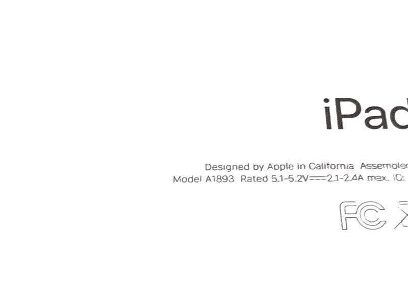 Apple iPad 6th Generation 32GB Wi-Fi A1893 _