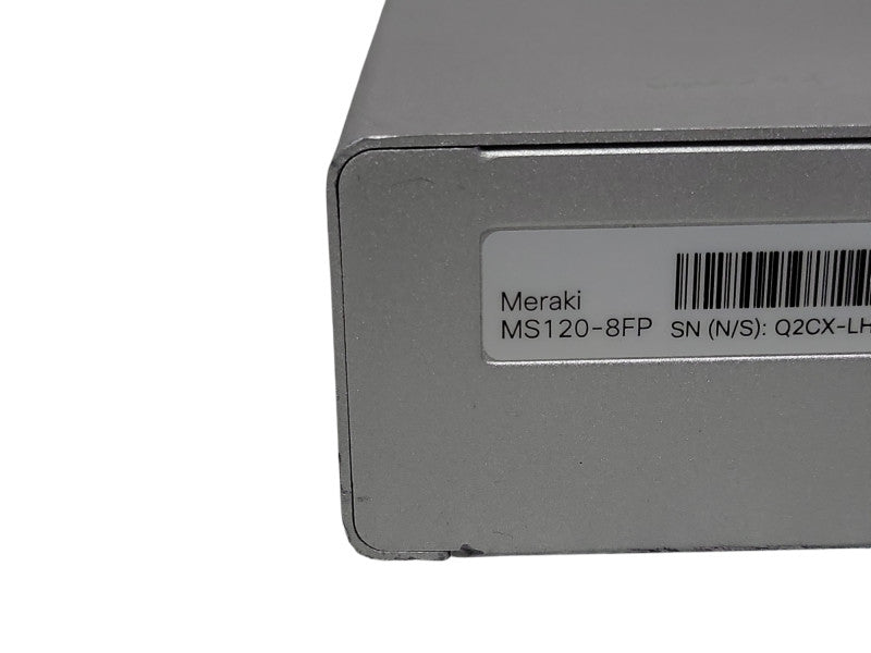 Cisco Meraki MS120-8FP 8-Port PoE Ethernet Switch *UNCLAIMED* _