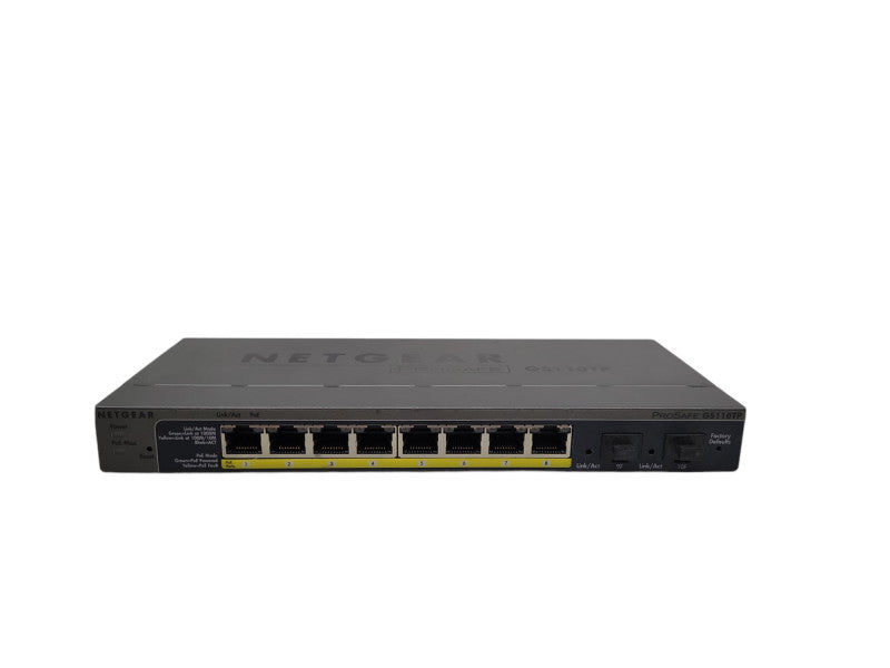 Netgear Prosafe 10-Port PoE Gigabit Ethernet Switch (GS110TP)%
