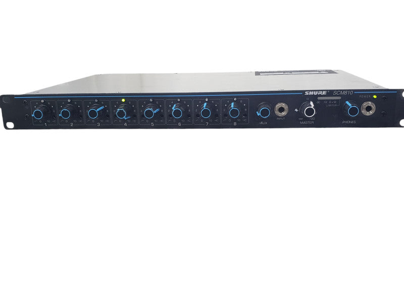 Shure SCM810 Automatic Microphone Mixer/Black