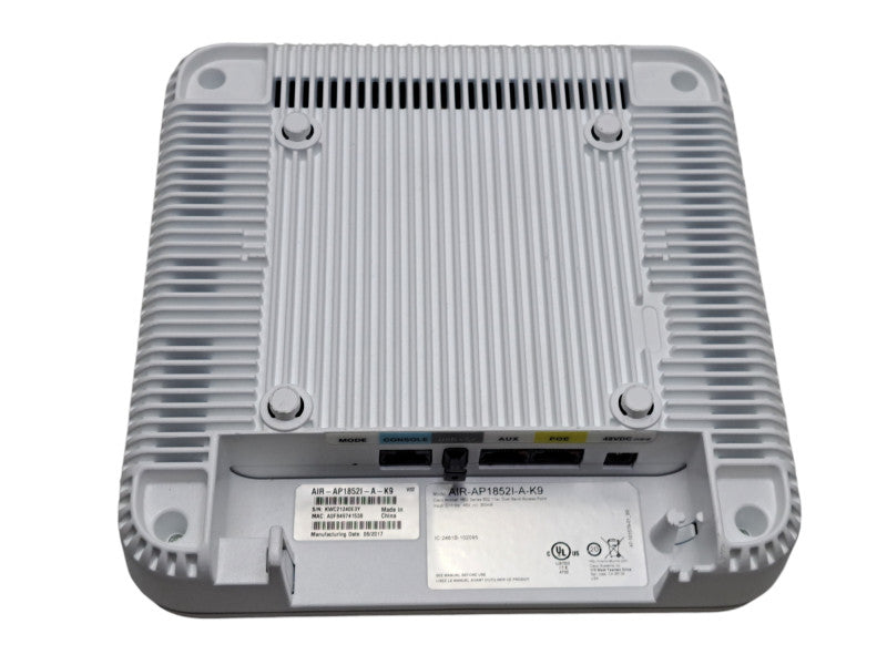 Cisco AIR-AP1852I-A-K9 | Dual Band AC Wireless Access Point | Factory Reset