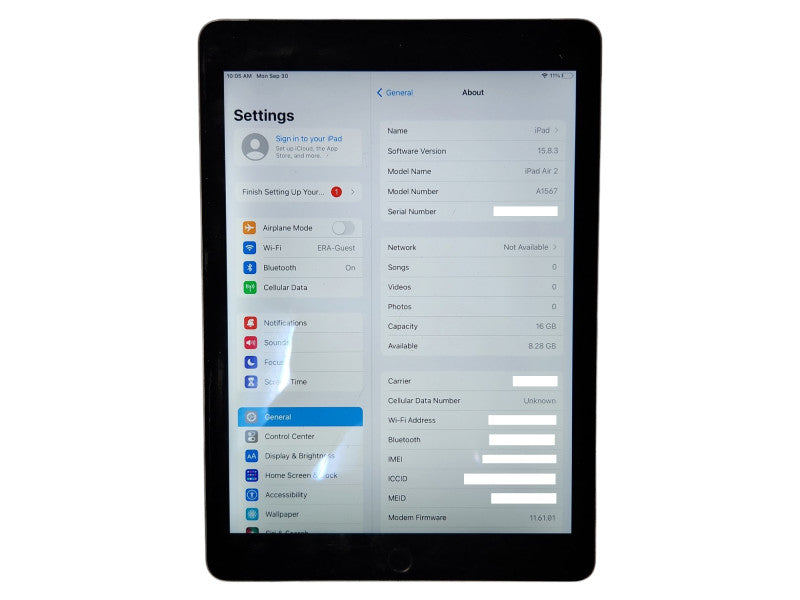 Apple iPad Air 2 16GB, WiFi + Cellular (A1567)