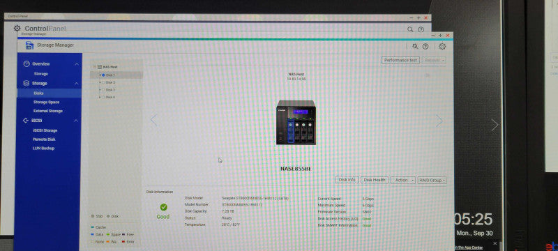 QNAP TS-469 Pro NAS Network Attached Storage with 1x 8TB HDD _