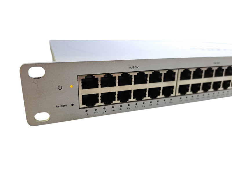 Cisco Meraki MS220-48FP | 48-Port Gigabit PoE Cloud Switch | UNCLAIMED Q!