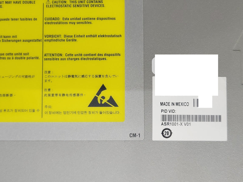 CISCO ASR1001-X 6-Port Gigabit SFP Router, Dual AC Power supplies, READ _