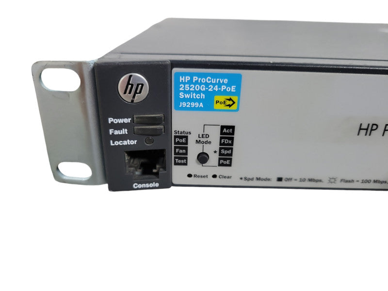 HP ProCurve Networking J9299A 2520G-24-PoE 24-Port PoE Gigabit Managed Switch !
