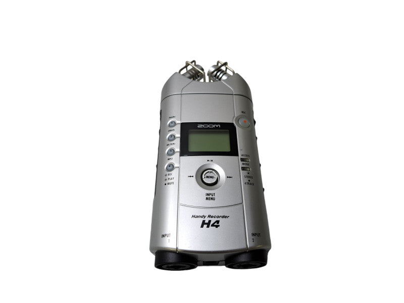 ZOOM H4 Handy Recorder | 4-Track, Silver w/ Box, Acessories & Manual *READ*