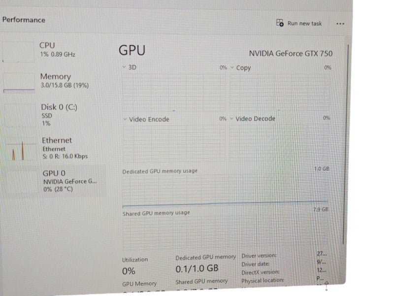Dell G5 5000 Gaming Computer Intel Core i5-10400@ 2.90Ghz 16GB RAM 512GB NVNe -