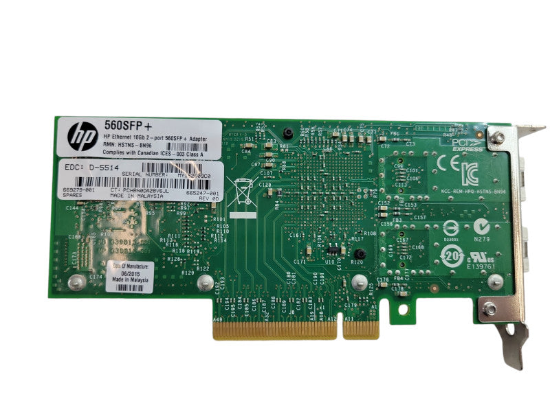 HP Ethernet 10gb 2-port 560SFP+ Adapter %