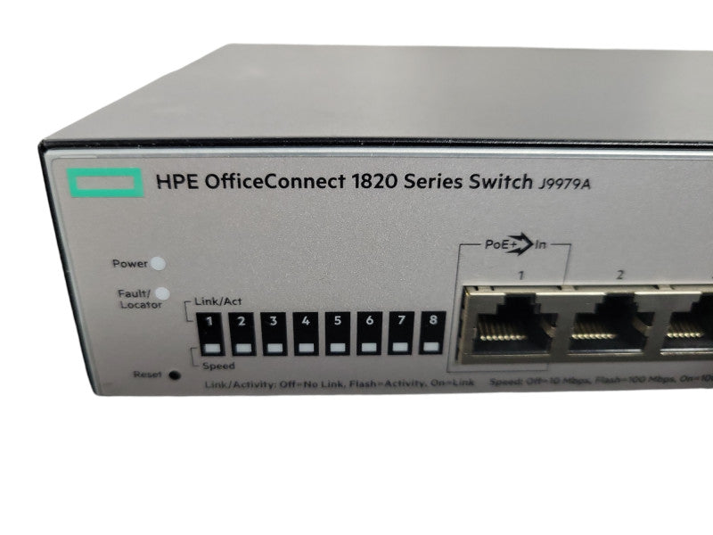 HP OfficeConnect 1820-8G 8 Port Gigabit Managed Layer 2 Switch J9979A  !