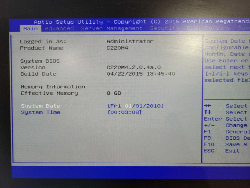 Cisco C220 M4 E5-2609 v3 @ 1.9GHz 8GB RAM  2x PSU 2.5" !