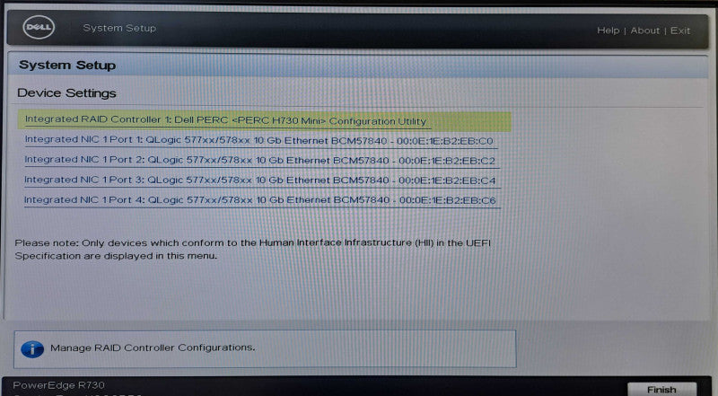 Dell R730 2U 8x 2.5" | 2x Xeon E5-2680 v3 @2.5GHz 12C, 64GB DDR4, H730 Mini, SFP+
