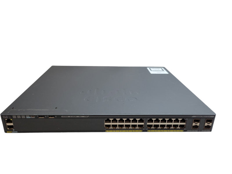 Cisco WS-C2960X-24PS-L v01 | 24-P:ort Gigabit PoE Switch Q%