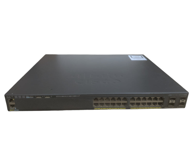 Cisco Catalyst 2960X | WS-C2960X-24PS-L | 24-Port Gigabit PoE+ Network Switch Q