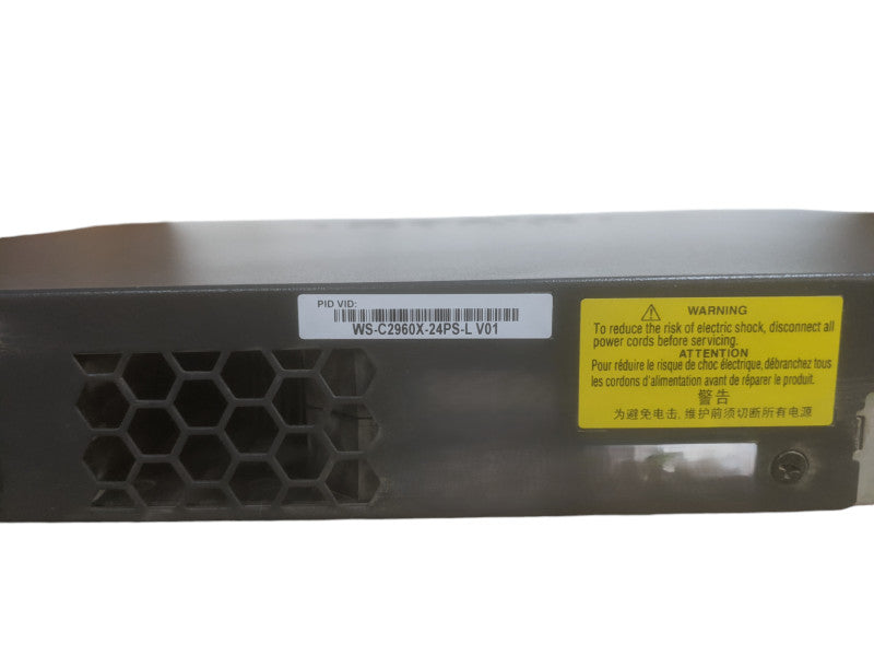 Cisco Catalyst 2960X | WS-C2960X-24PS-L | 24-Port Gigabit PoE+ Network Switch Q