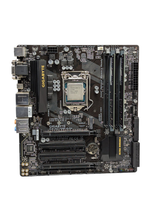 GIGABYTE GA-H270M-D3H with Intel Core i5-6500 @ 3.20Ghz & 16GB RAM  Q-