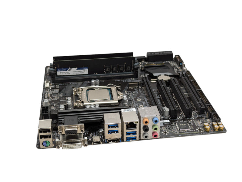 GIGABYTE GA-H270M-D3H with Intel Core i5-6500 @ 3.20Ghz & 16GB RAM  Q-