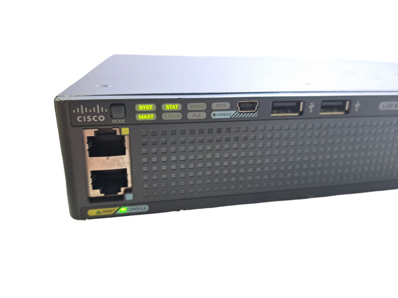 Cisco WS-C2960X-24PS-L | 24-Port Gigabit PoE+ 370W Switch | 4x SFP