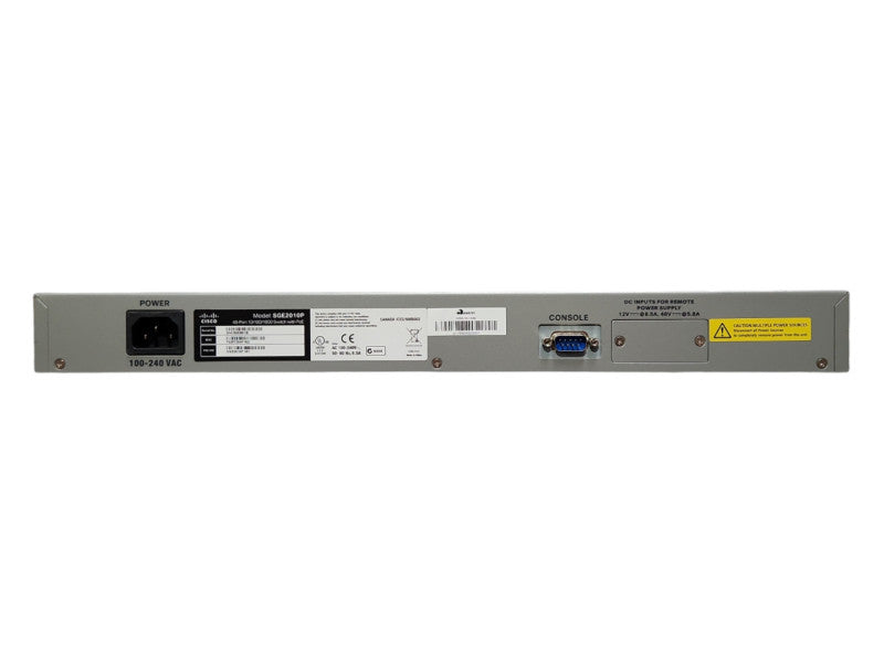 CISCO SGE2010P 48-Port Gigabit Poe Ethernet Managed Network Switch w/ Ear