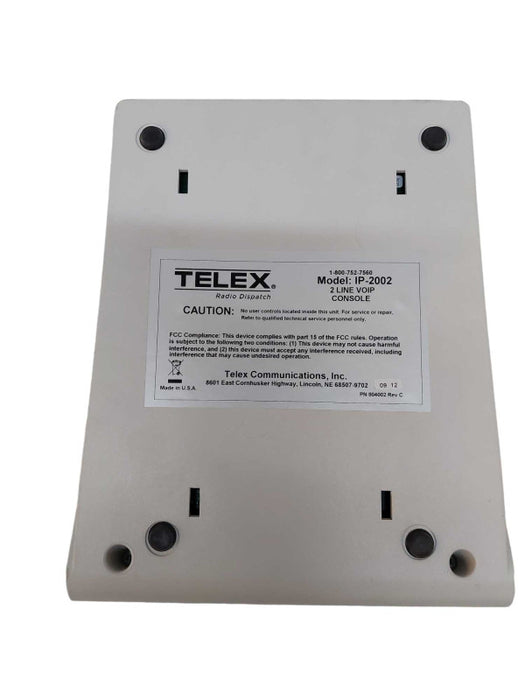 Telex IP-2002 Remote Dispatch Console Telephone  =