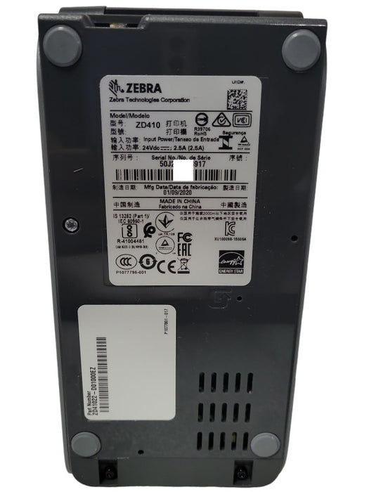 Open-Box Zebra ZD410 Direct Thermal Label Printer ZD41022-D01000EZ _