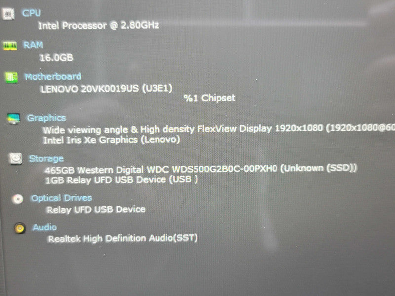 Lenovo ThinkPad L13 Yoga| i7-1165G7| 16GB DDR4| 512GB SSD read β Lap200