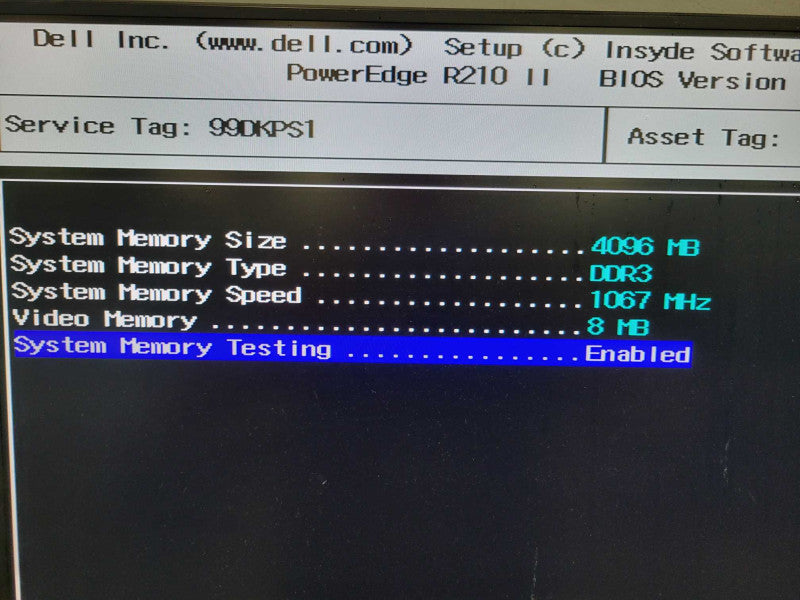 Dell PowerEdge 210 II - Celeron G530 | 4GB RAM | NO HDD | LSI SAS RAID Q%