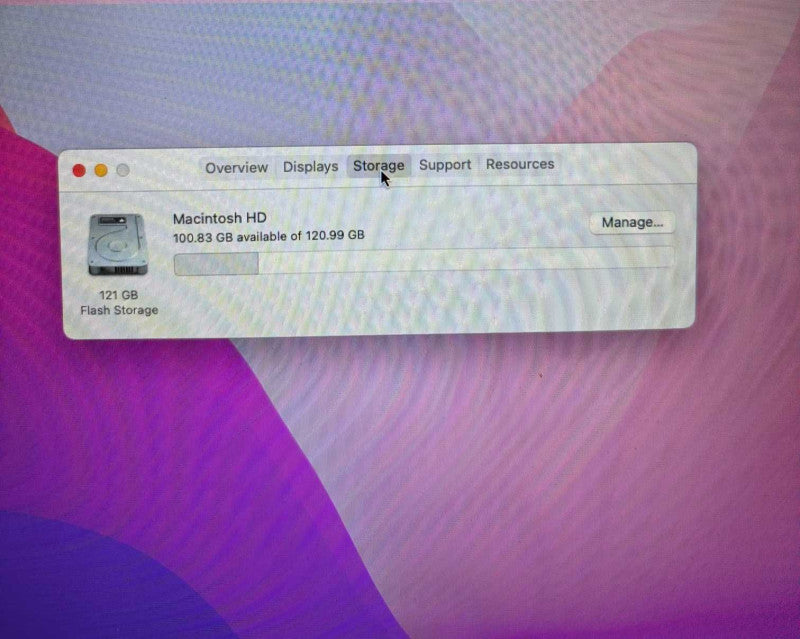 Apple MacBook Air 13inch 2017 i5-5350U 8GB RAM128GB SSD No Power Adapter READ